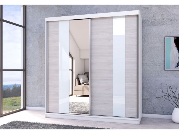 Гардероб с плъзгащи врати Multi 32 (корпус бял)